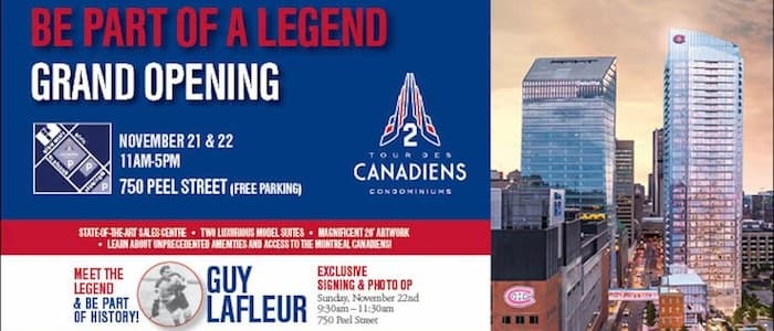 Join Guy Lafleur at the Tour des Canadiens Phase 2 Grand Opening this weekend  