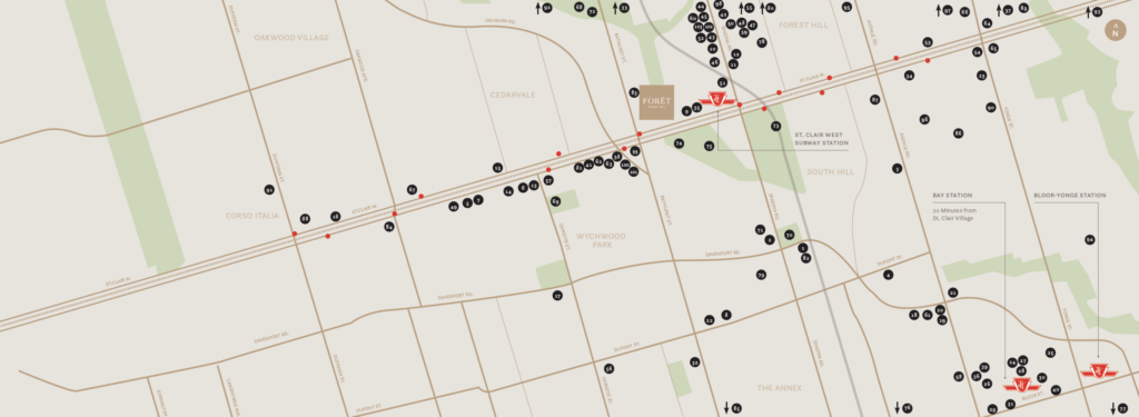 Forest Hill Map 